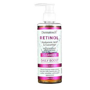 DERMATOUCH Retinol Face Cleanser, 8 oz Hyaluronic Acid, Cucumber & Vitamins $20